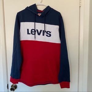 Men’s Levi’s graphic logo pull-over hoodie